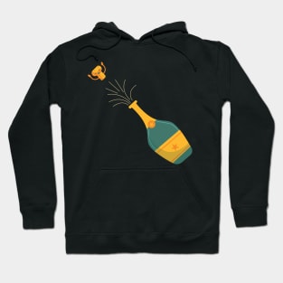 I’m Free. Champagne cork flying. Hoodie